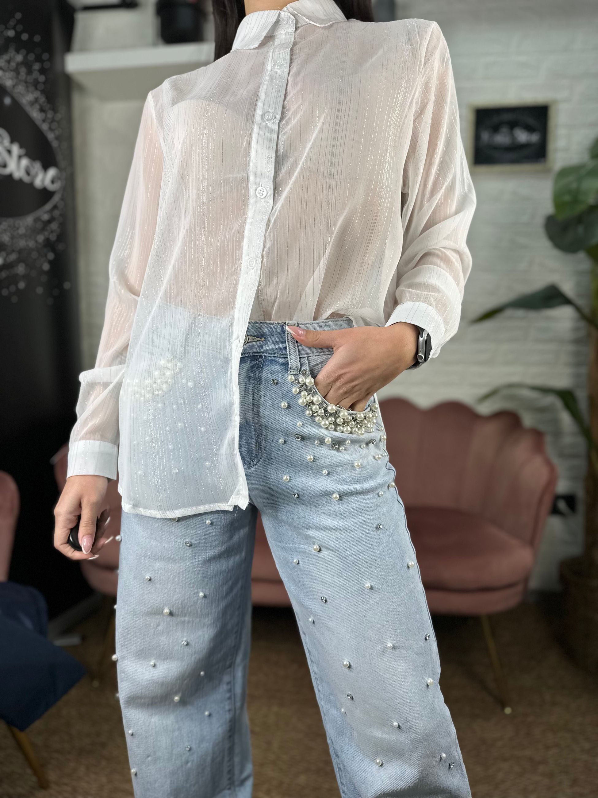 Camicia lurex