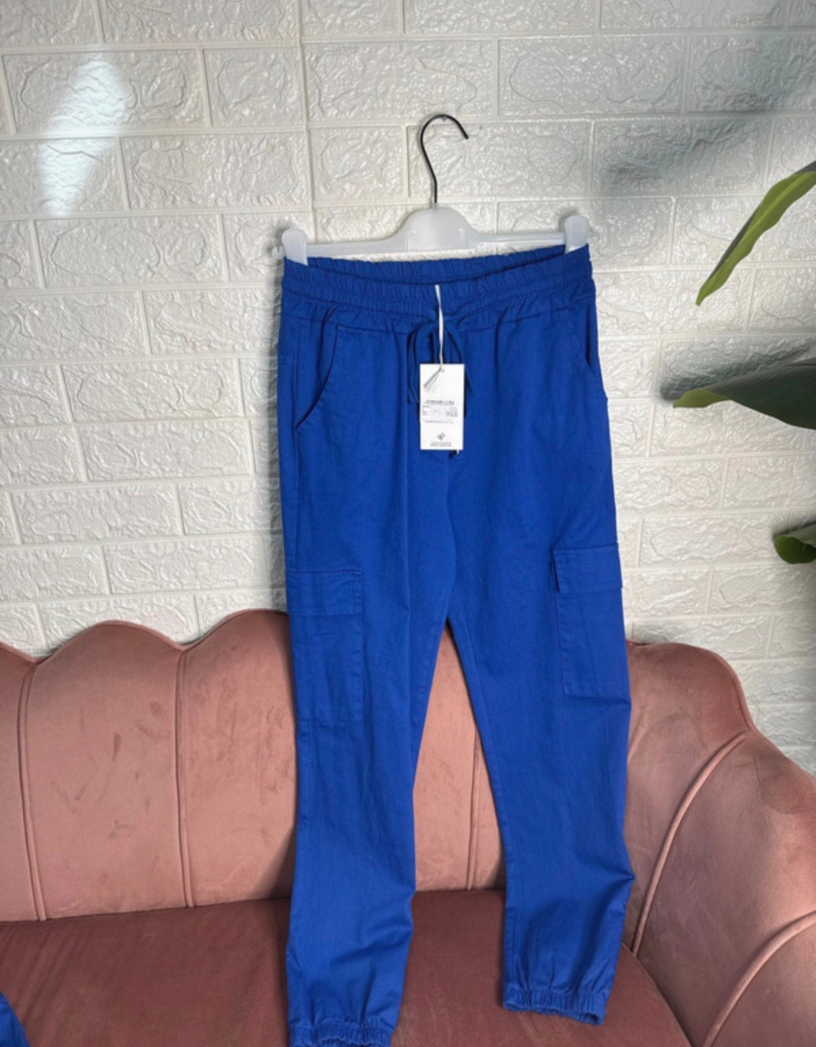 Pantalone cargo cotone