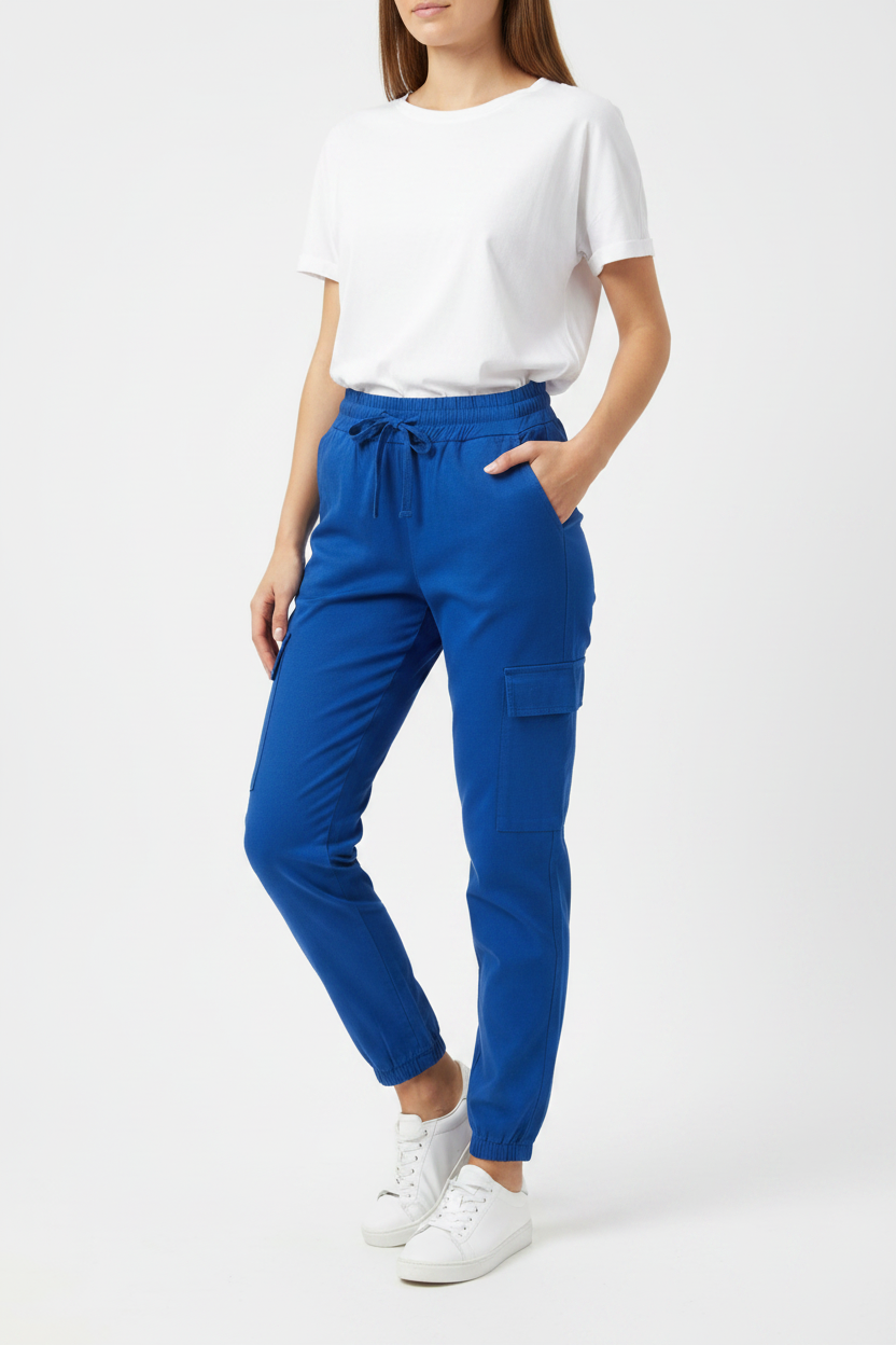 Pantalone cargo cotone