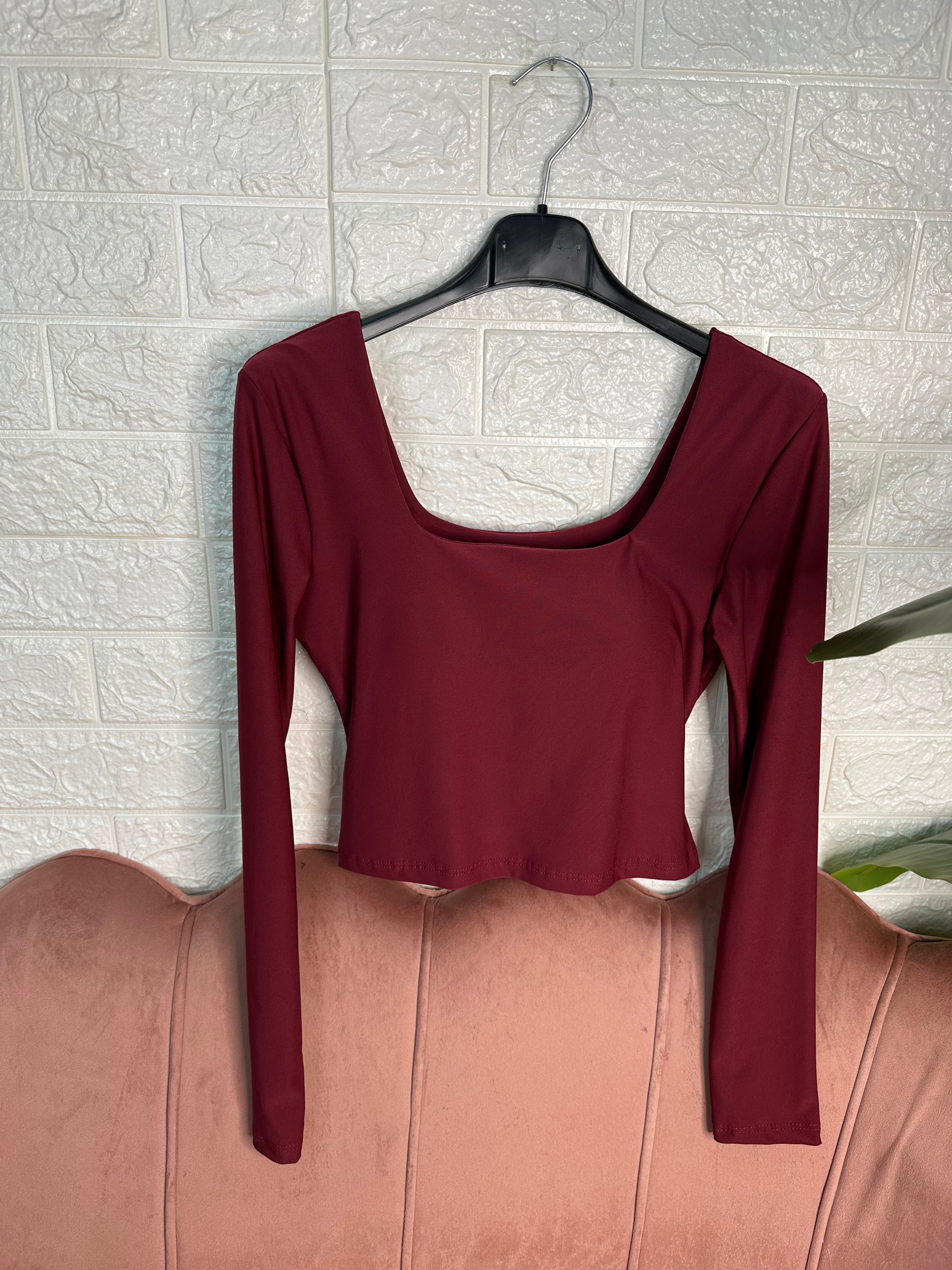 Maglia lycra crop