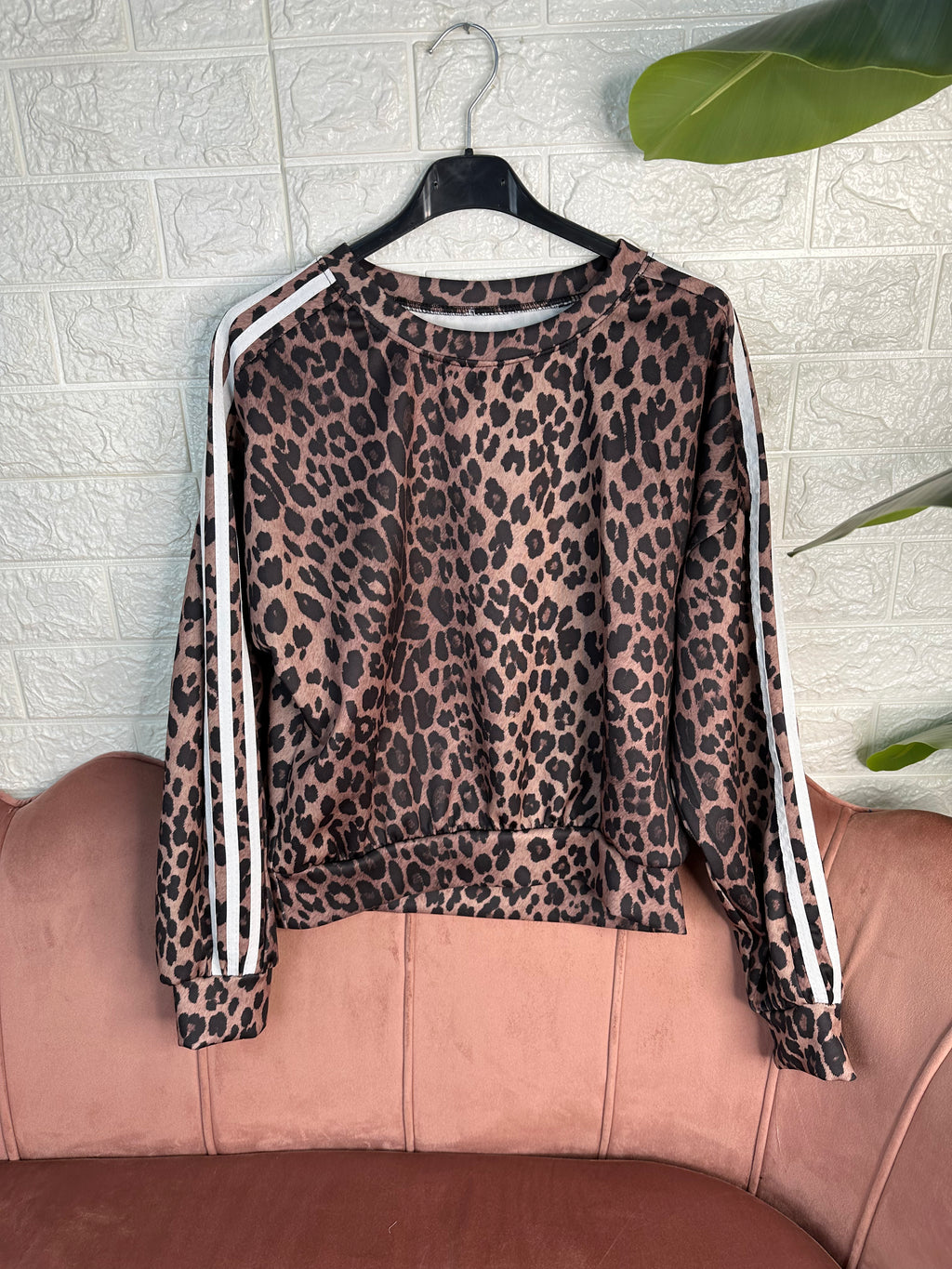 Felpa strips animalier