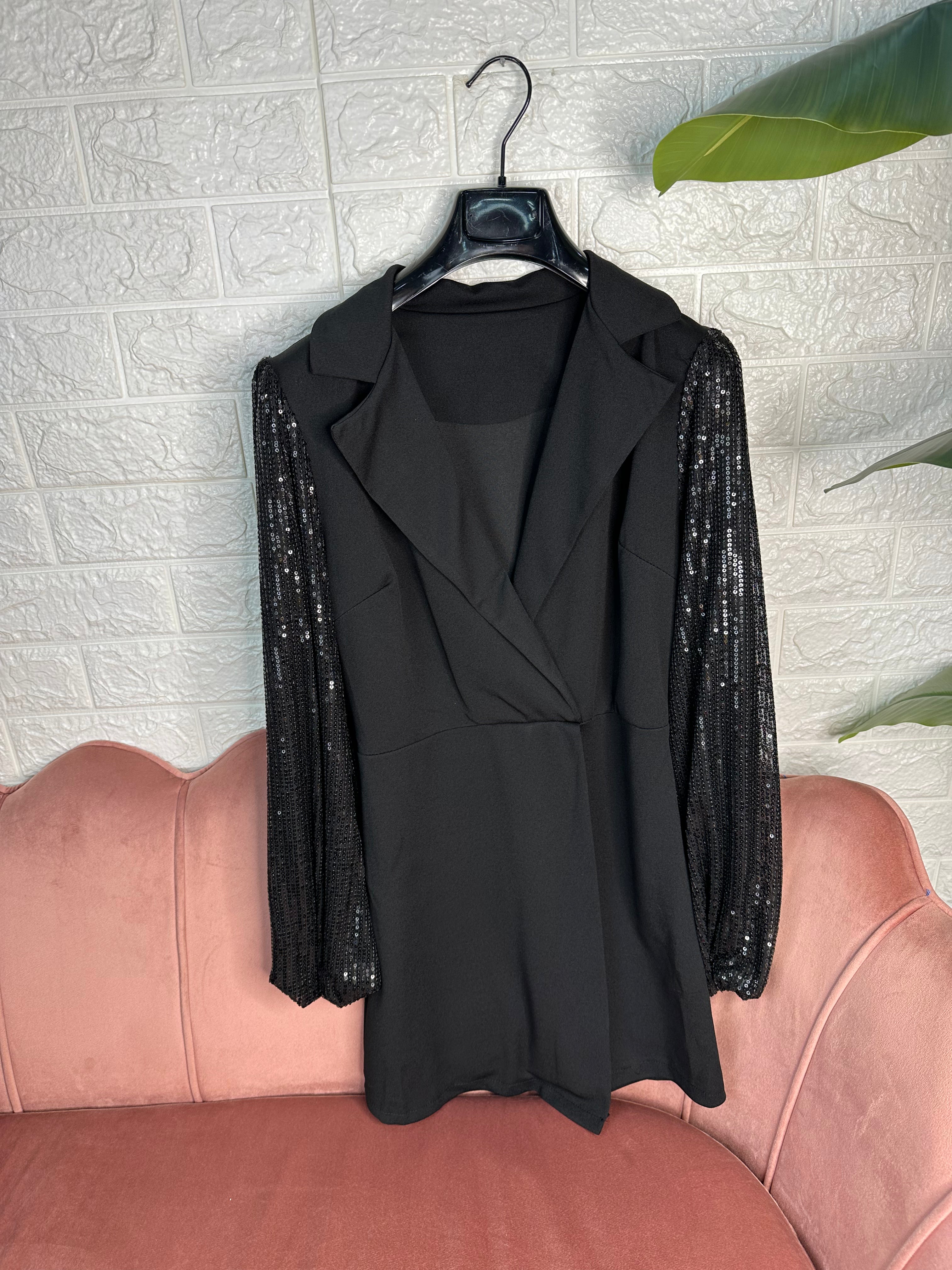 Tutina blazer paillettes