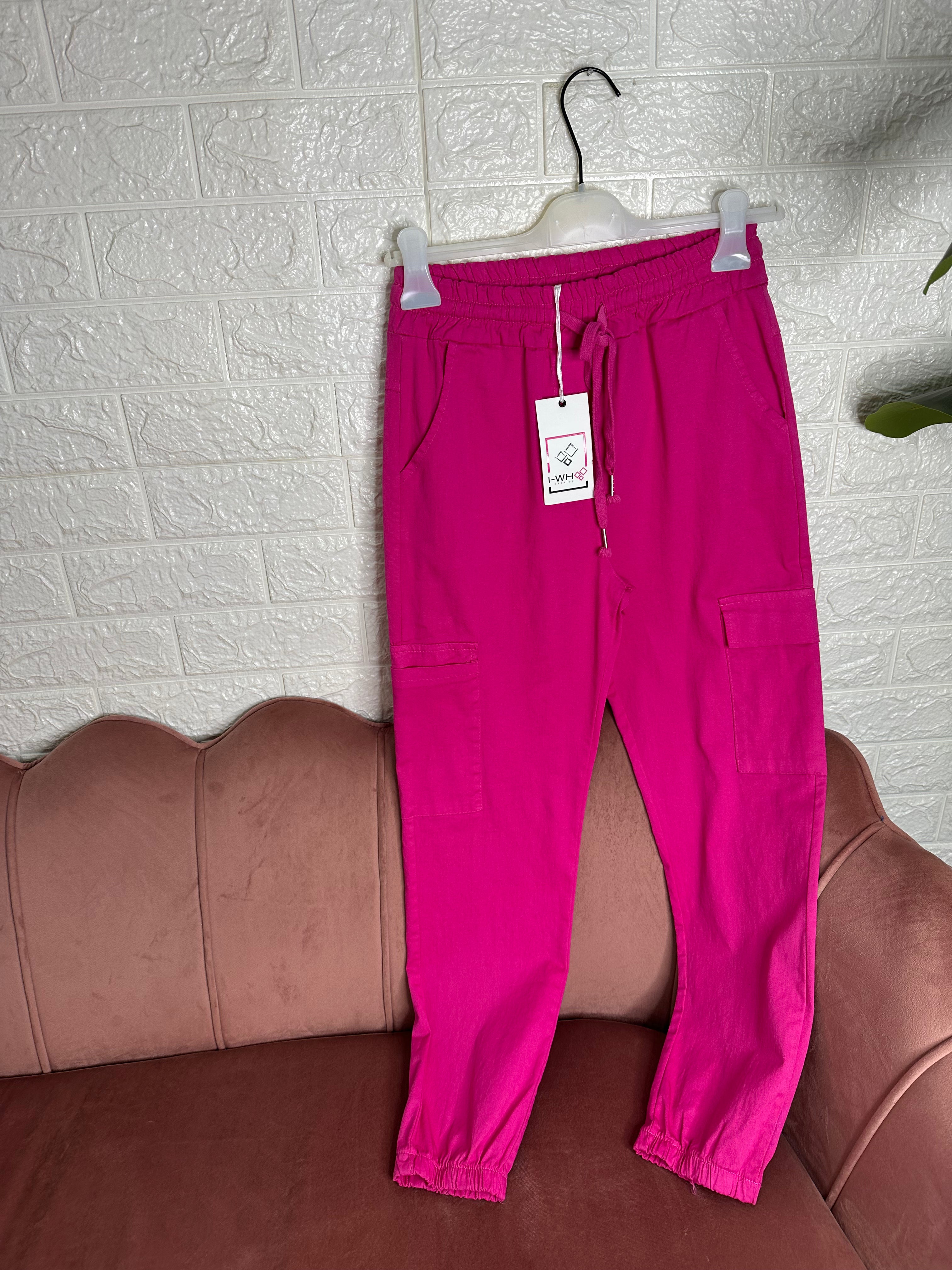 Pantalone cargo cotone