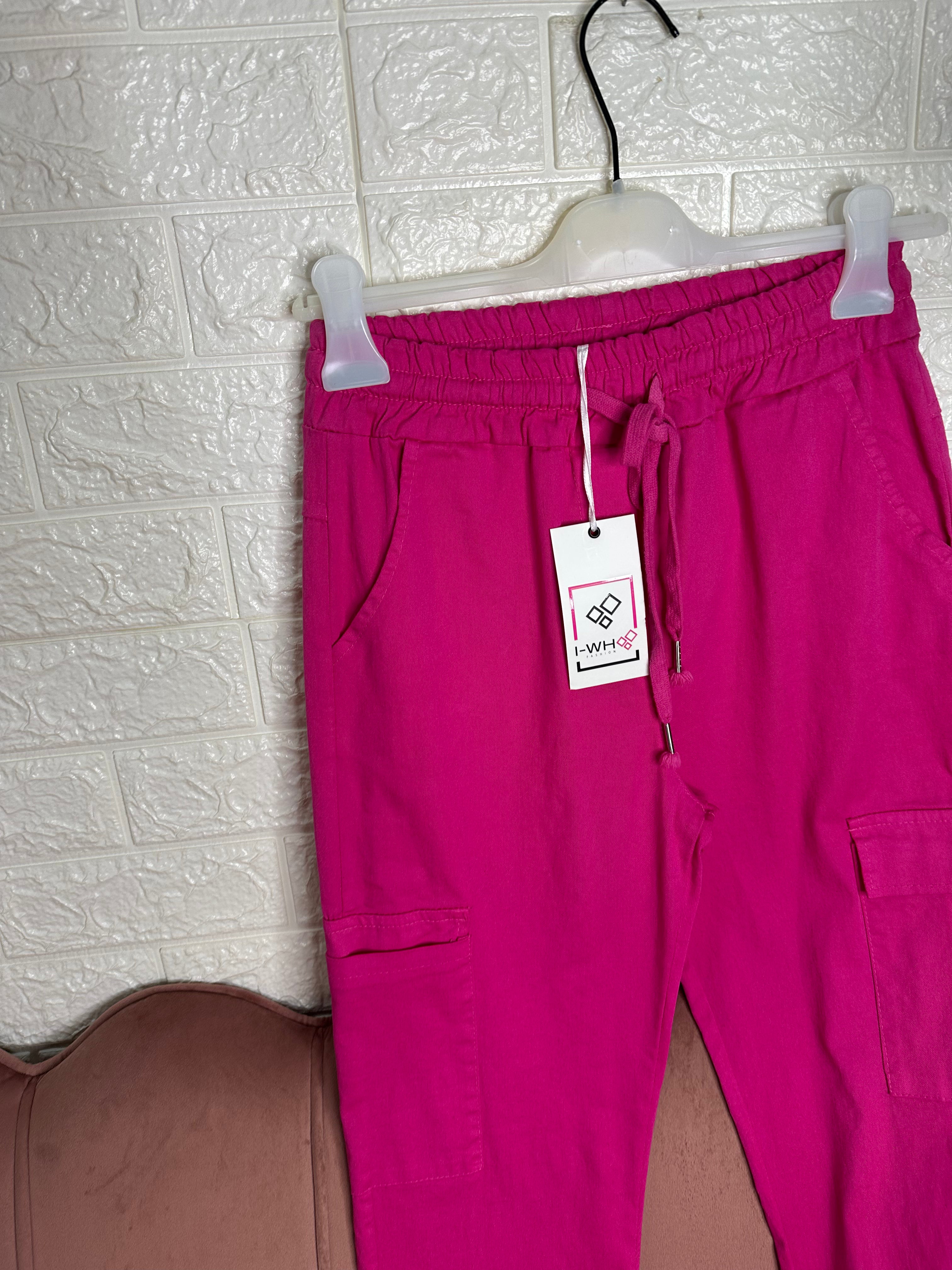 Pantalone cargo cotone