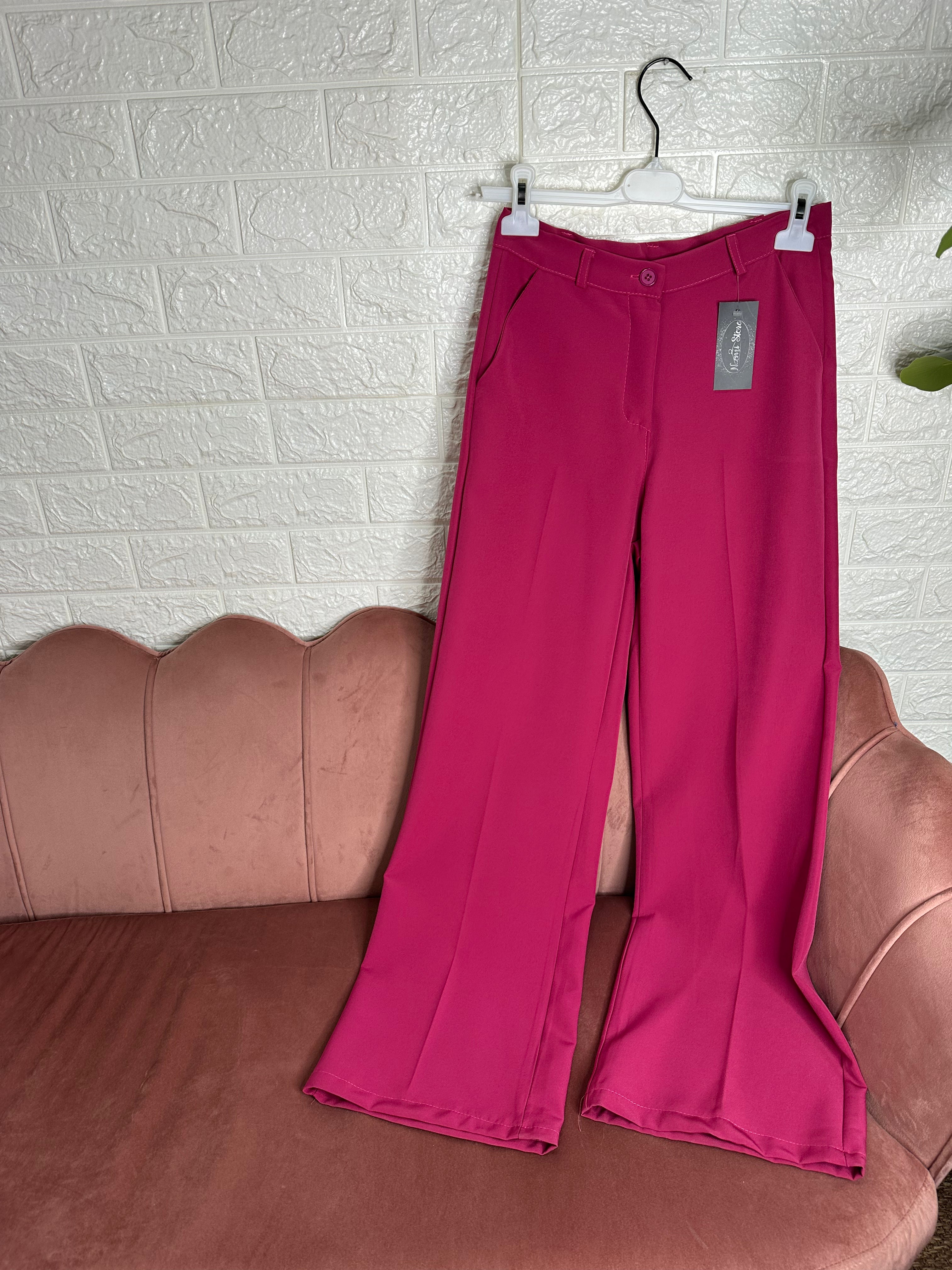Pantalone wide leg