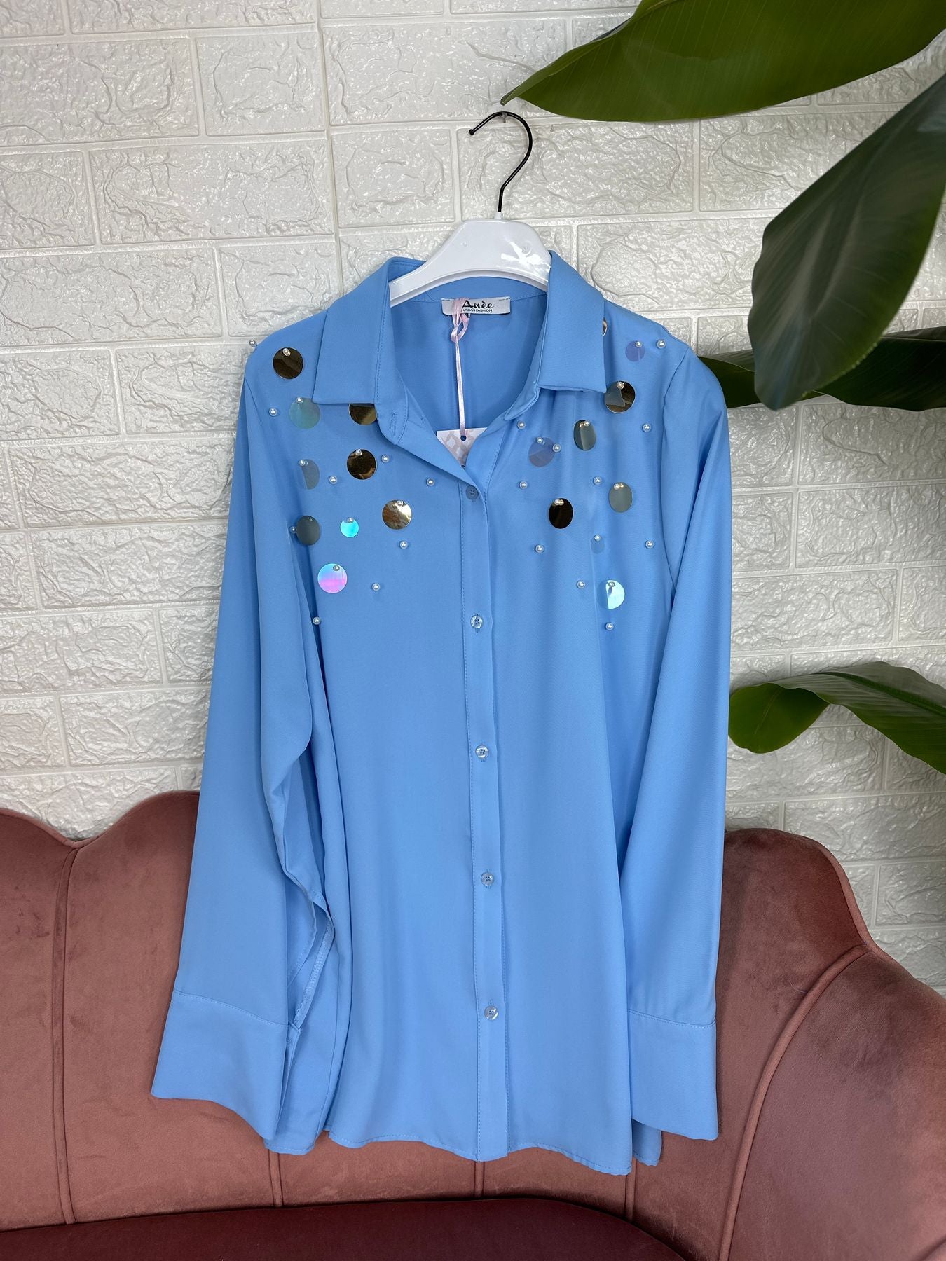 Camicia paillettes
